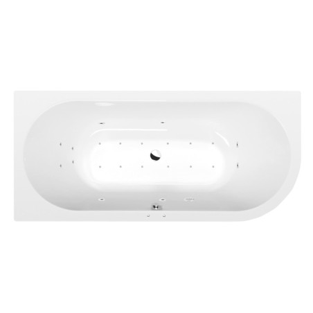 Masážní vana Polysan Viva 175x80 cm Active Hydro-Air akrylát levá 70119.2010