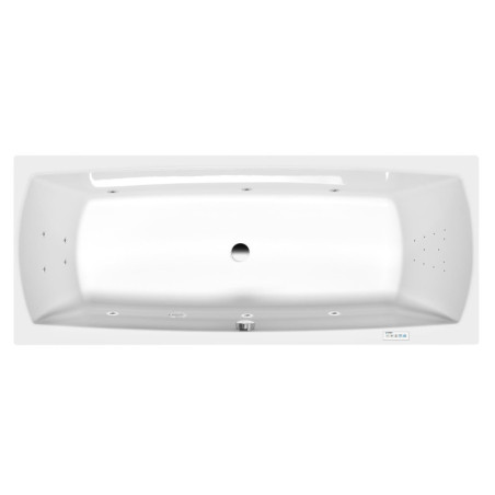 Masážní vana Polysan Lily 170x70 cm Highline Hydro akrylát levá i pravá 72230.5010