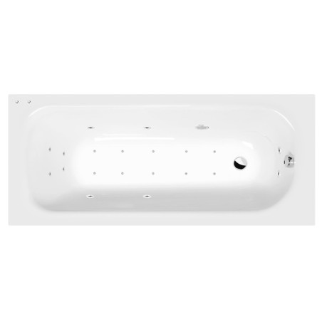 Masážní vana Polysan Ebro 170x75 cm Active Hydro-Air akrylát levá i pravá 26711.2010