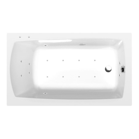 Masážní vana Polysan Lily 120x70 cm Active Hydro-Air akrylát levá i pravá 25111.2010