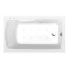 Masážní vana Polysan Lily 140x70 cm Active Hydro-Air akrylát levá i pravá 72201.2010