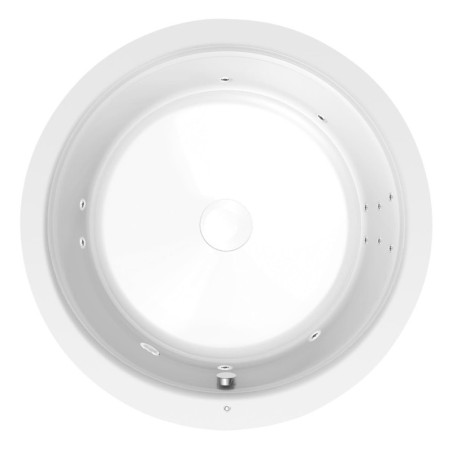 Masážní vana Polysan Oblo 165x165 cm Attraction Hydro akrylát levá i pravá 72840.3010