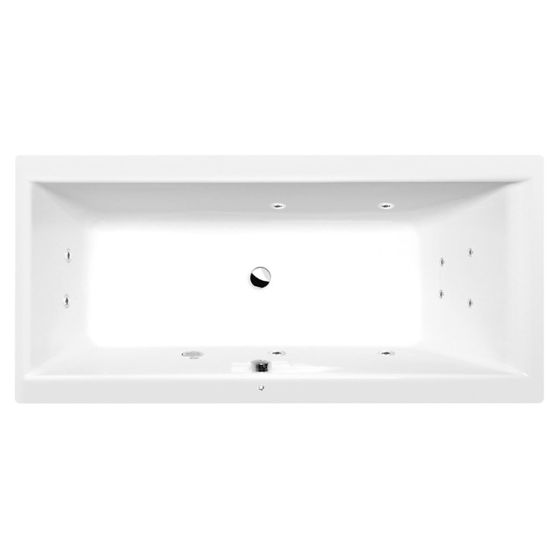 Masážní vana Polysan Cleo 160x70 cm Active Hydro akrylát levá i pravá 73611.1010