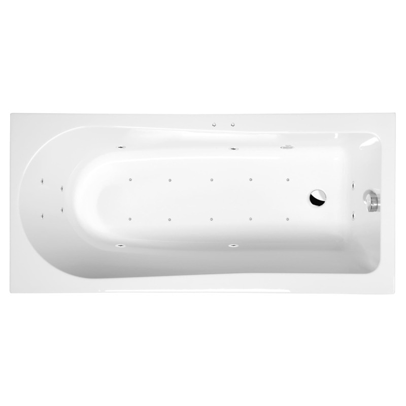 Masážní vana Polysan Lisa 150x70 cm Active Hydro-Air akrylát levá i pravá 85111.2010