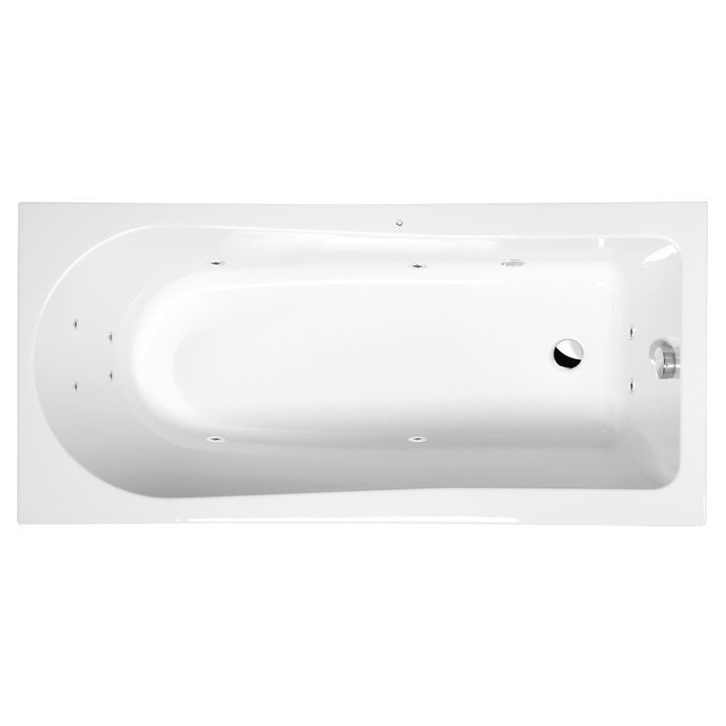 Masážní vana Polysan Lisa 150x70 cm Active Hydro akrylát levá i pravá 85111.1010