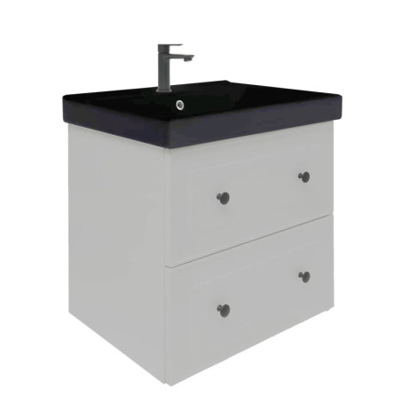 Koupelnová skříňka s umyvadlem Naturel Forli 60x45x46 cm šedá mat FORLI60GMUVERB