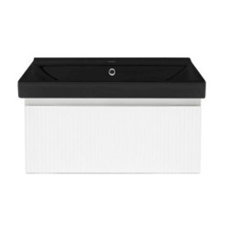 Koupelnová skříňka s umyvadlem SAT Evolution 78x30x45 cm bílá mat SATEVO80WMU1MB