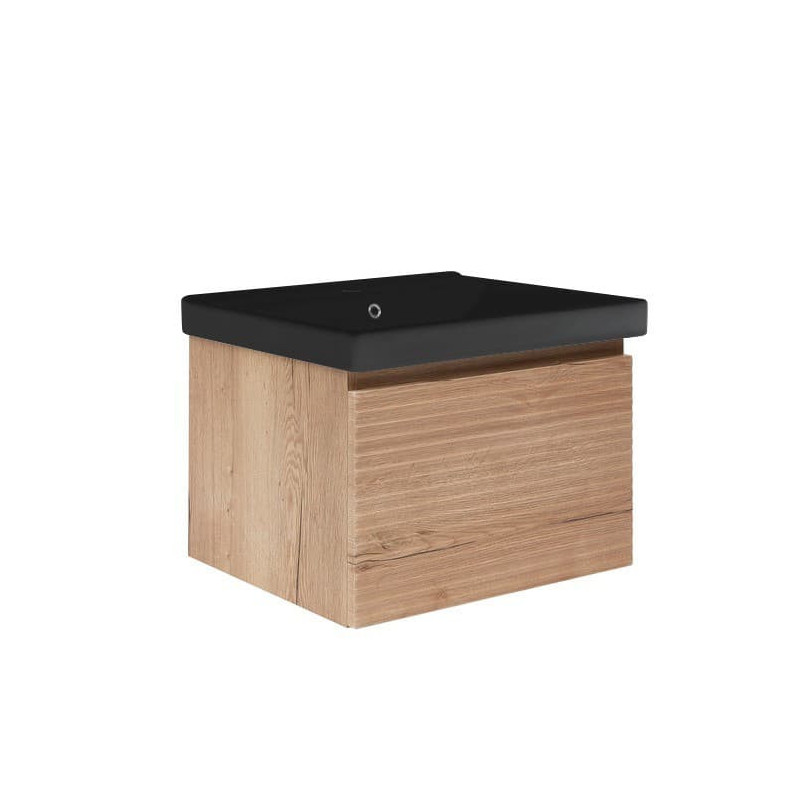 Koupelnová skříňka s umyvadlem Naturel Savona 78x43x45 cm dub mat SAVONA80DHU1B