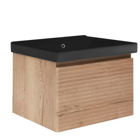 Koupelnová skříňka s umyvadlem Naturel Savona 78x43x45 cm dub mat SAVONA80DHU1B