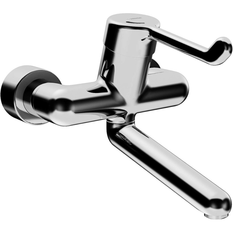 Umyvadlová baterie Hansa MEDIPRO s otočným raménkem 150 mm chrom 02562202 Umyvadlová baterie Hansa MEDIPRO s otočným raménkem 150 mm chrom 02562202