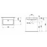 Umyvadlo Laufen Pro S 70x46,5 cm bez otvoru pro baterii H8169674001091