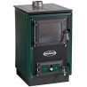 KVS MORAVIA TYP 9114 SOFIE sporák na tuhá paliva 7,1kW, zelená/chrom