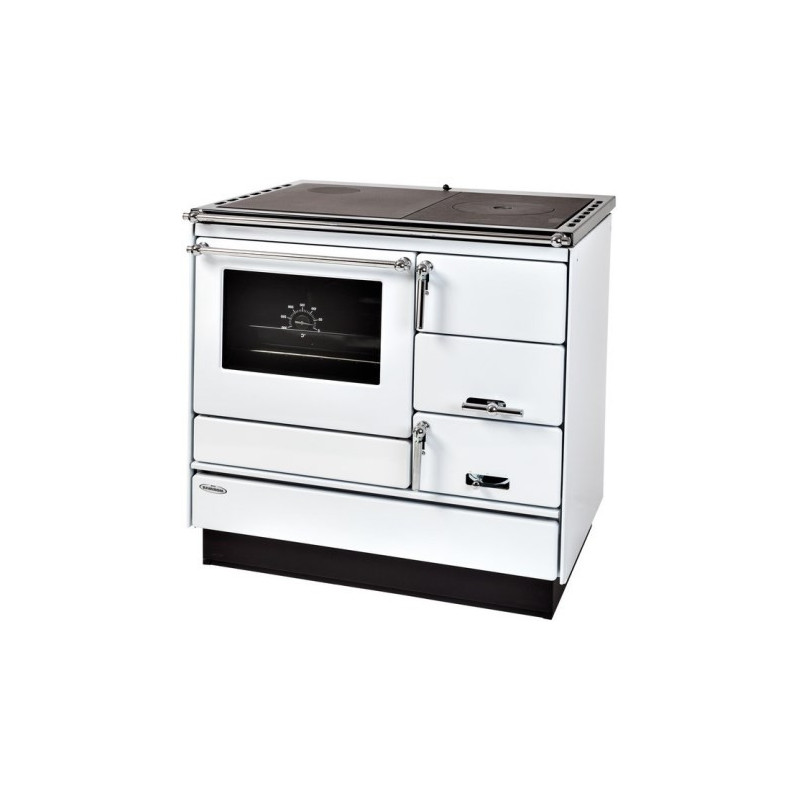 KVS MORAVIA VSP 9103 sporák na tuhá paliva 8,4kW, s troubou, levý, bílá/chrom