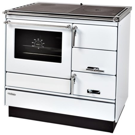 KVS MORAVIA VSP 9103 sporák na tuhá paliva 8,4kW, s troubou, levý, bílá/chrom