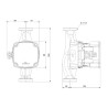 GRUNDFOS ALPHA1 25-80 oběhové čerpadlo 4,2 m3/h, 180 mm