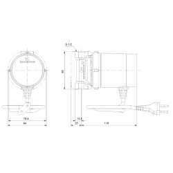 GRUNDFOS COMFORT 15-14 B cirkulační čerpadlo, 0,5 m3/h, 80 mm