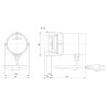 GRUNDFOS COMFORT 15-14 B cirkulační čerpadlo, 0,5 m3/h, 80 mm