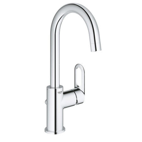 Vysoká umyvadlová baterie GROHE Loop s výpustí chrom 23763000