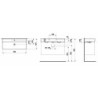 Umyvadlo Laufen Val 95x42 cm otvor pro baterii uprostřed H8102874001041
