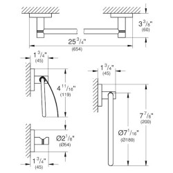 Doplňky GROHE Essentials chrom 40776001