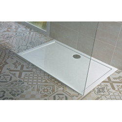 Sprchová vanička obdélníková Jika 100x80 cm litý mramor H2119340000001