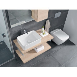 Umyvadlo na desku Jika Cubito Pure 50x35 cm bez otvoru pro baterii, bez přepadu H8184230001121