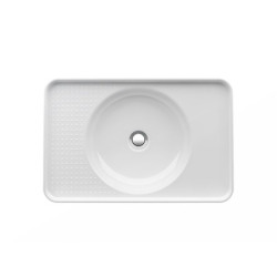 Zápustné umyvadlo Laufen Val 55x36 cm bez otvoru pro baterii H8172810001091