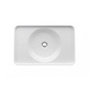 Zápustné umyvadlo Laufen Val 55x36 cm bez otvoru pro baterii H8172810001091