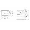 Umyvadlo Laufen Pro S 55x38 cm bez otvoru pro baterii H8119630001091