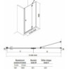 Sprchové dveře 100 cm Jika Pure H2544240026681