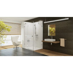 Sprchová vanička obdélníková Ravak Chrome 100x80 cm litý mramor XA04A401010