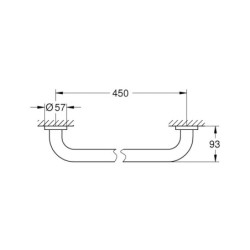 Madlo GROHE Essentials chrom G40793001