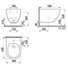 Bidet Jika Mio závěsný, vnitřní přívod H8317120003021
