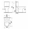 Wc kombi komplet Jika Deep zadní odpad H8266160002811