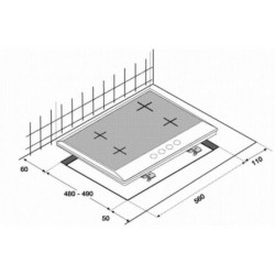 Plynová varná deska Beko černá HILW64225S