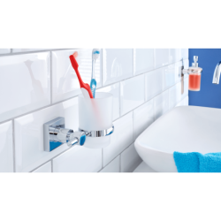 Držák skleniček Tesa Hukk chrom HUK27