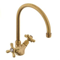 Dřezová baterie Paffoni Ricordi s otočným raménkem bronz IR180BR