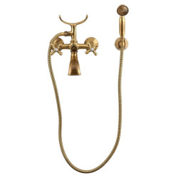 Vanová baterie Paffoni Ricordi se sprchovým setem 150 mm bronz IR023BR