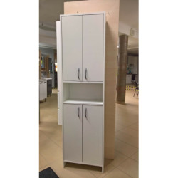 Koupelnová skříňka vysoká Multi Praxis 50x180x25,5 cm bílá INCA50
