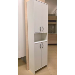 Koupelnová skříňka vysoká Multi Praxis 50x180x25,5 cm bílá INCA50