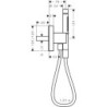 Sprchový set Hansgrohe Axor Starck s podomítkovým vývodem chrom 12626000