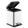 Odpadkový koš volně stojící Optima 6 l nerez/černá mat KOS6PLCTVER