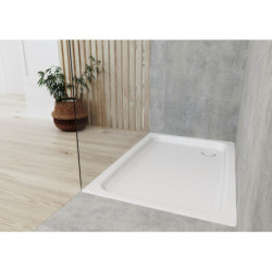 Sprchová vanička obdélníková Kaldewei Duschplan 100x80 cm smaltovaná ocel alpská bílá 440100010001