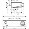 Sprchová baterie Hansgrohe ShowerTablet Select s poličkou 150 mm chrom 13171000