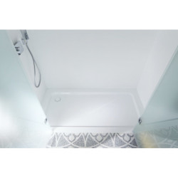 Sprchová vanička obdélníková Kaldewei Superplan 100x80 cm smaltovaná ocel alpská bílá 447248040001