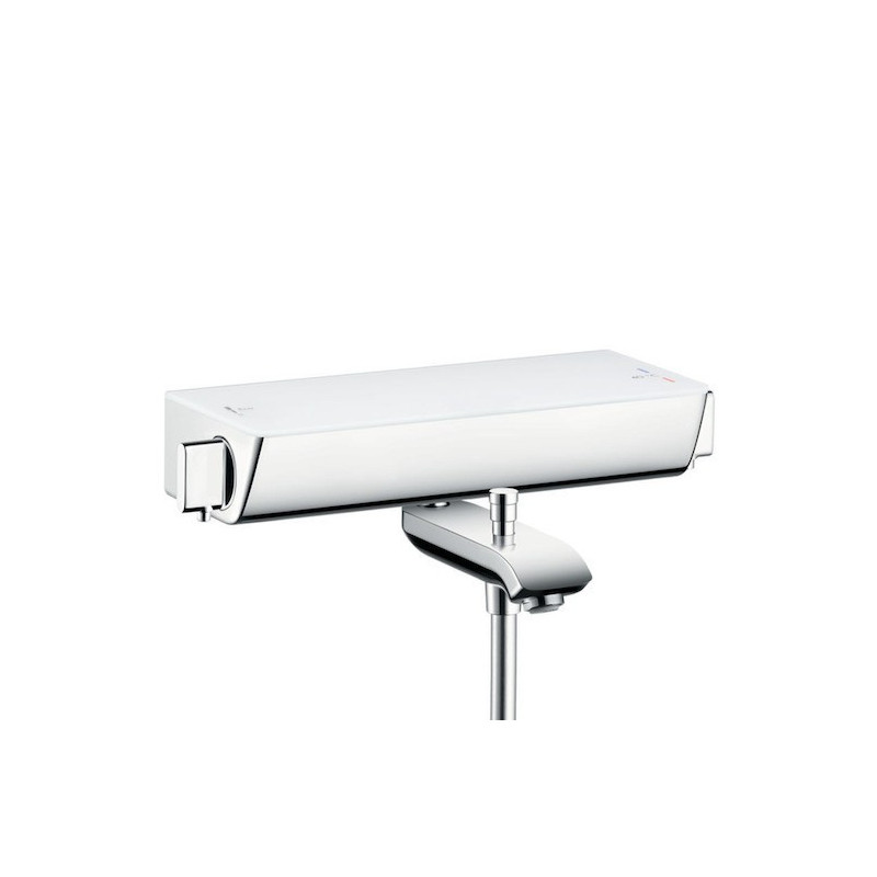 Vanová baterie Hansgrohe Ecostat Select s poličkou 150 mm bílá/chrom 13141400 Vanová baterie Hansgrohe Ecostat Select s poličkou 150 mm bílá/chrom 13141400