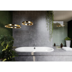 Oválná vana Kaldewei Vaio Duo Oval 180x80 cm smaltovaná ocel 233130003001