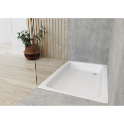 Sprchová vanička obdélníková Kaldewei Sanidusch 100x80 cm smaltovaná ocel alpská bílá 440600010001