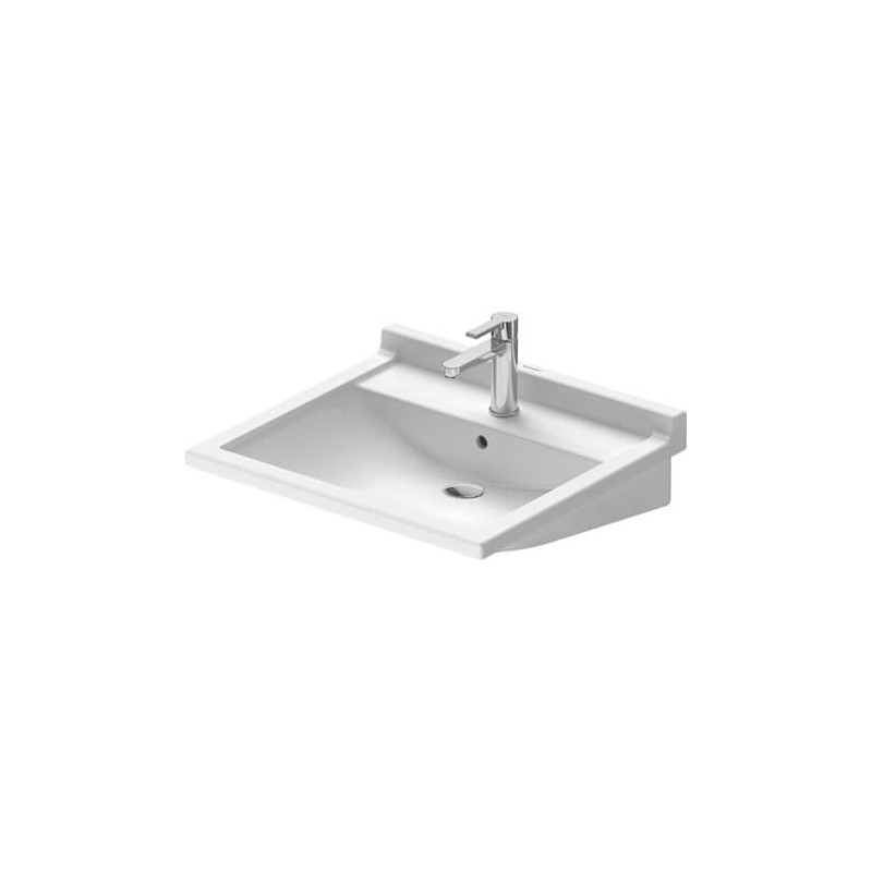 Umyvadlo Duravit STARCK 3 60x54 cm otvor pro baterii uprostřed 0309600000 Umyvadlo Duravit STARCK 3 60x54 cm otvor pro baterii uprostřed 0309600000
