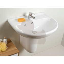 Umyvadlo Jika Lyra Plus 55x45 cm otvor pro baterii uprostřed H8143820001041